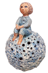 Angel on ball