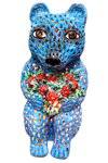 Bear with raspberries