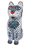 Cat with a flower